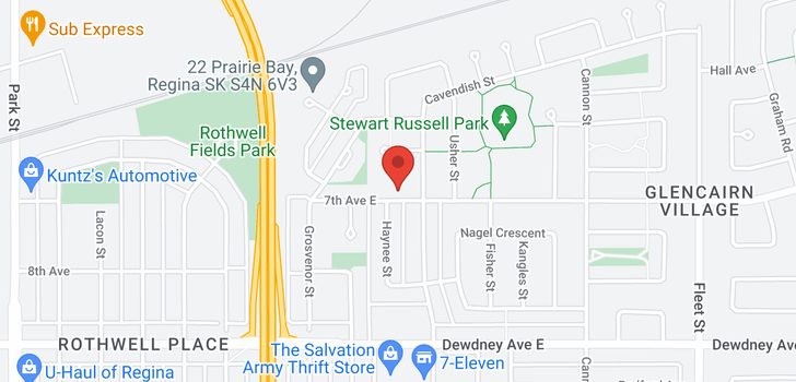 map of 1722 7th AVE E